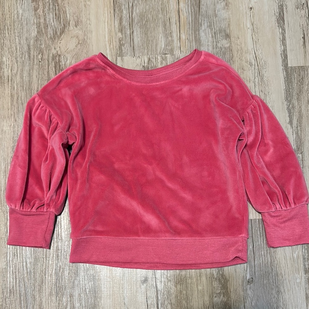Garanimals Pink Super Soft Smooth Puff Sleeve Sweatshirt Sz 3T GUC